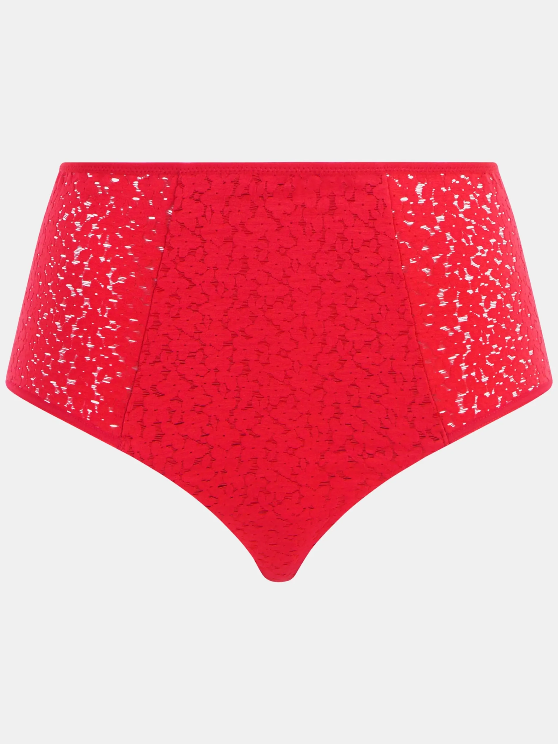 Højtaljet trusse - Poppy Red