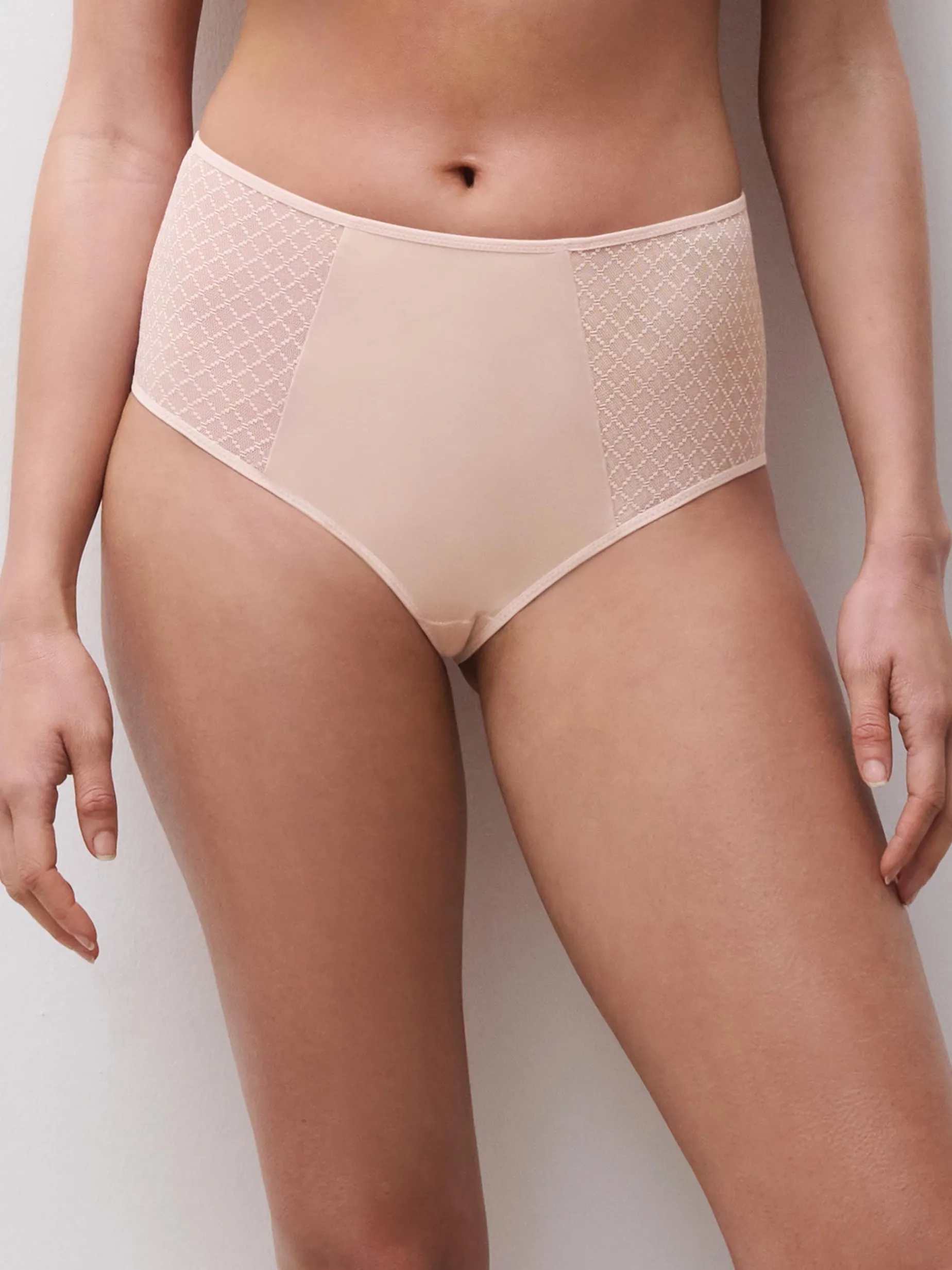Højtaljet trusse - Soft Pink