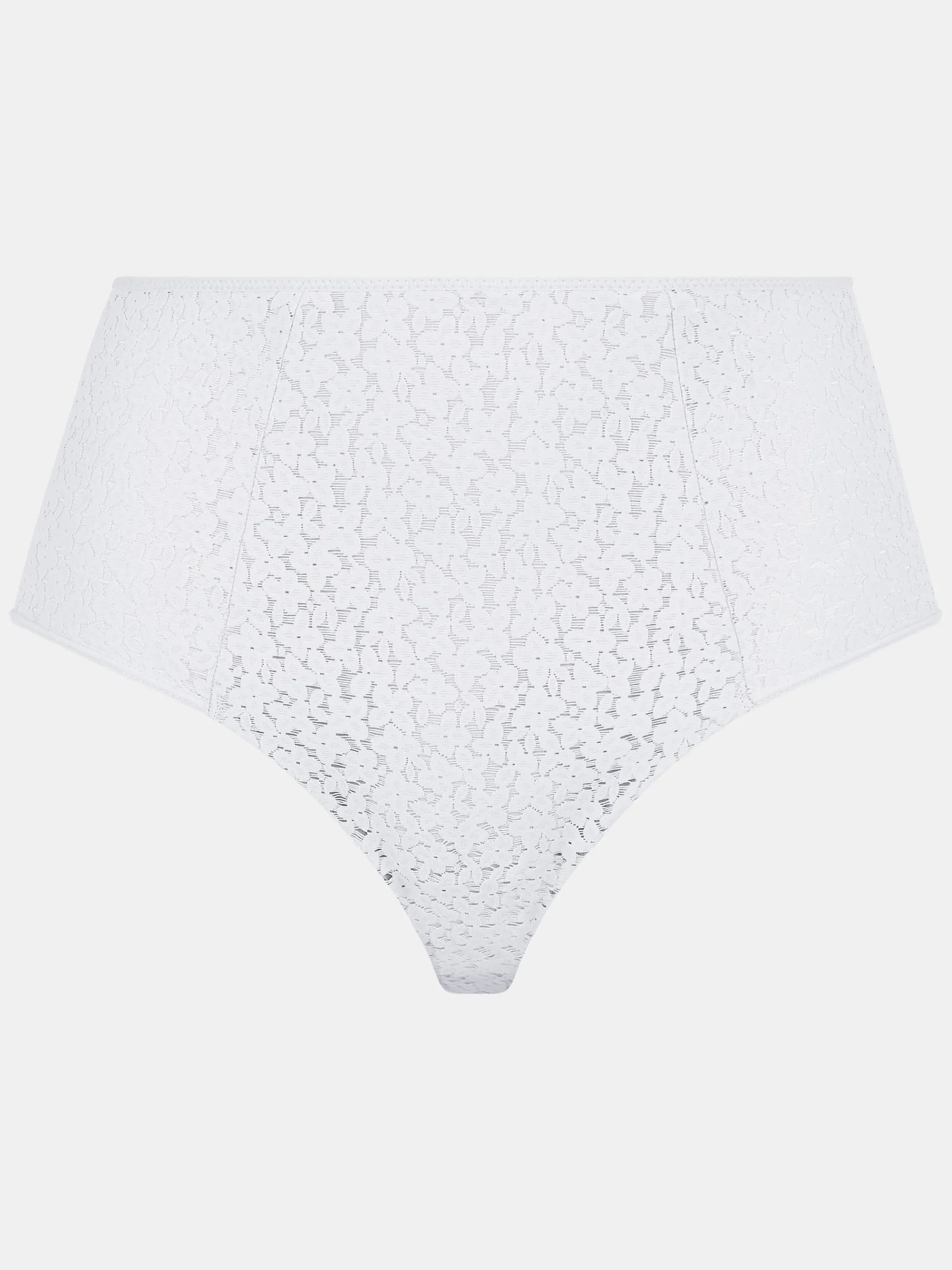 Højtaljet trusse - White