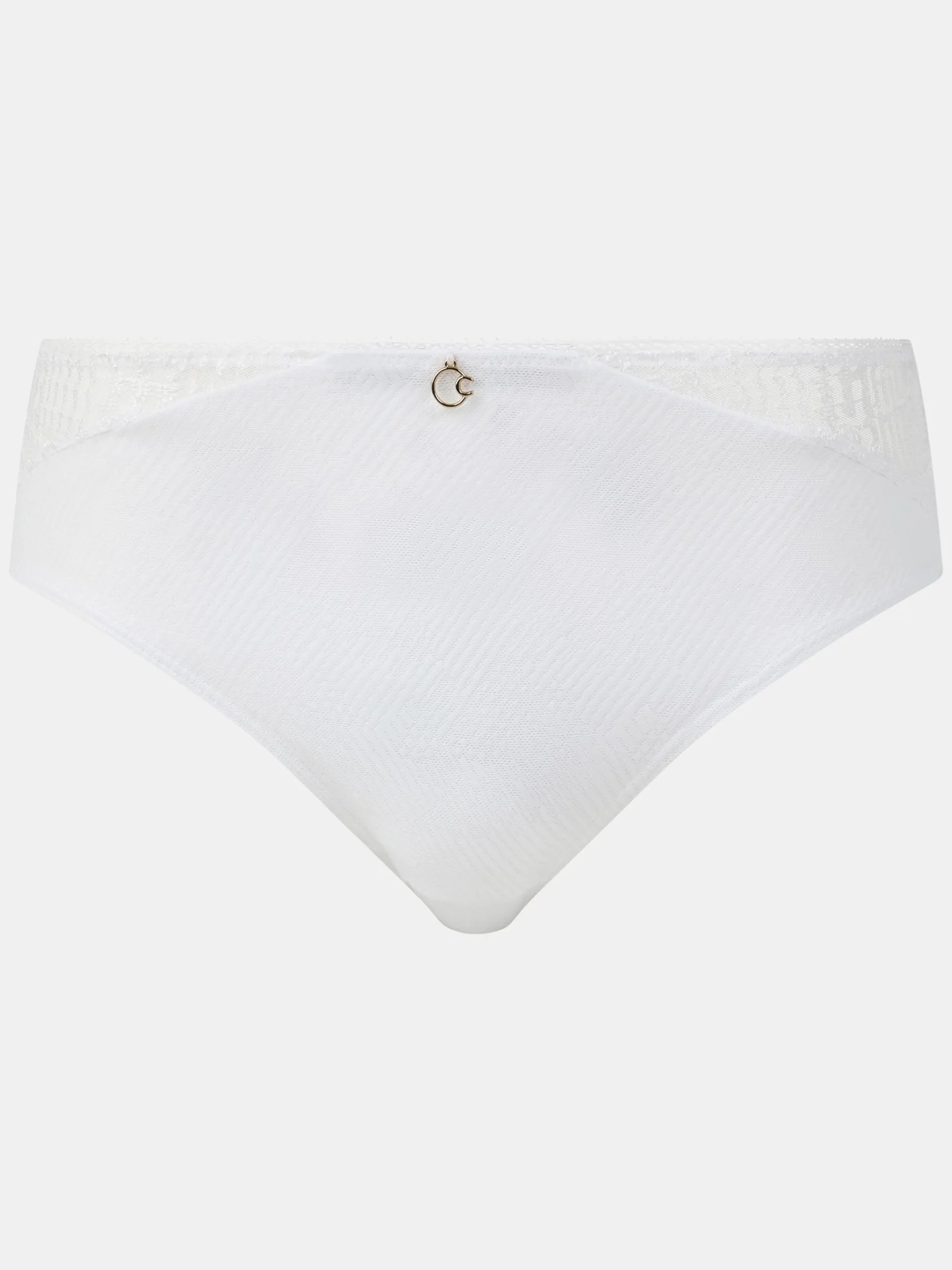 Højtaljet trusse - White