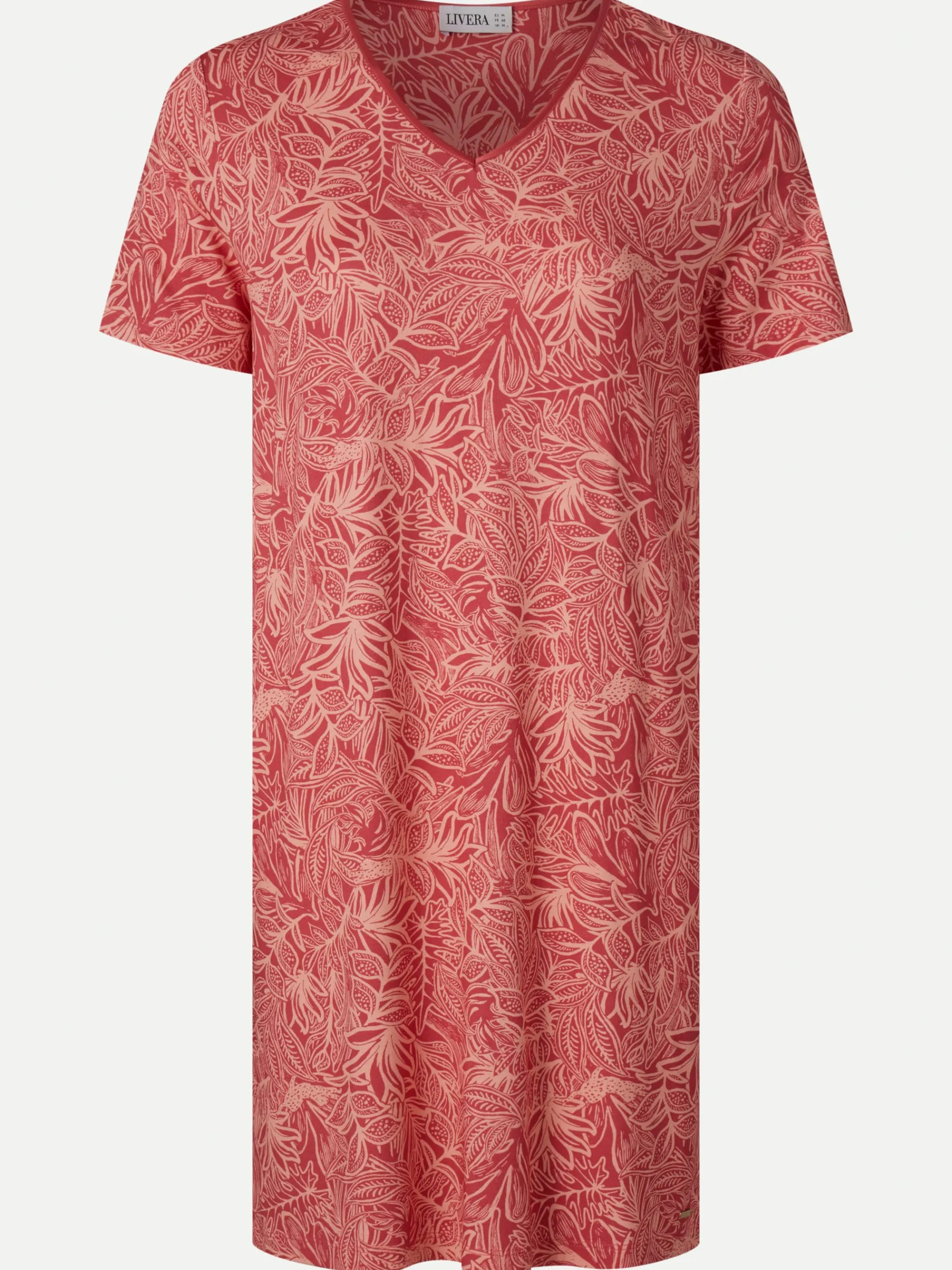 Kortærmet natkjole - Pink Jungle