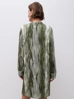 Langærmet natkjole - Green Lines