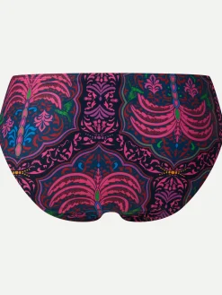 Mid Bikinibukser - Pink Palm