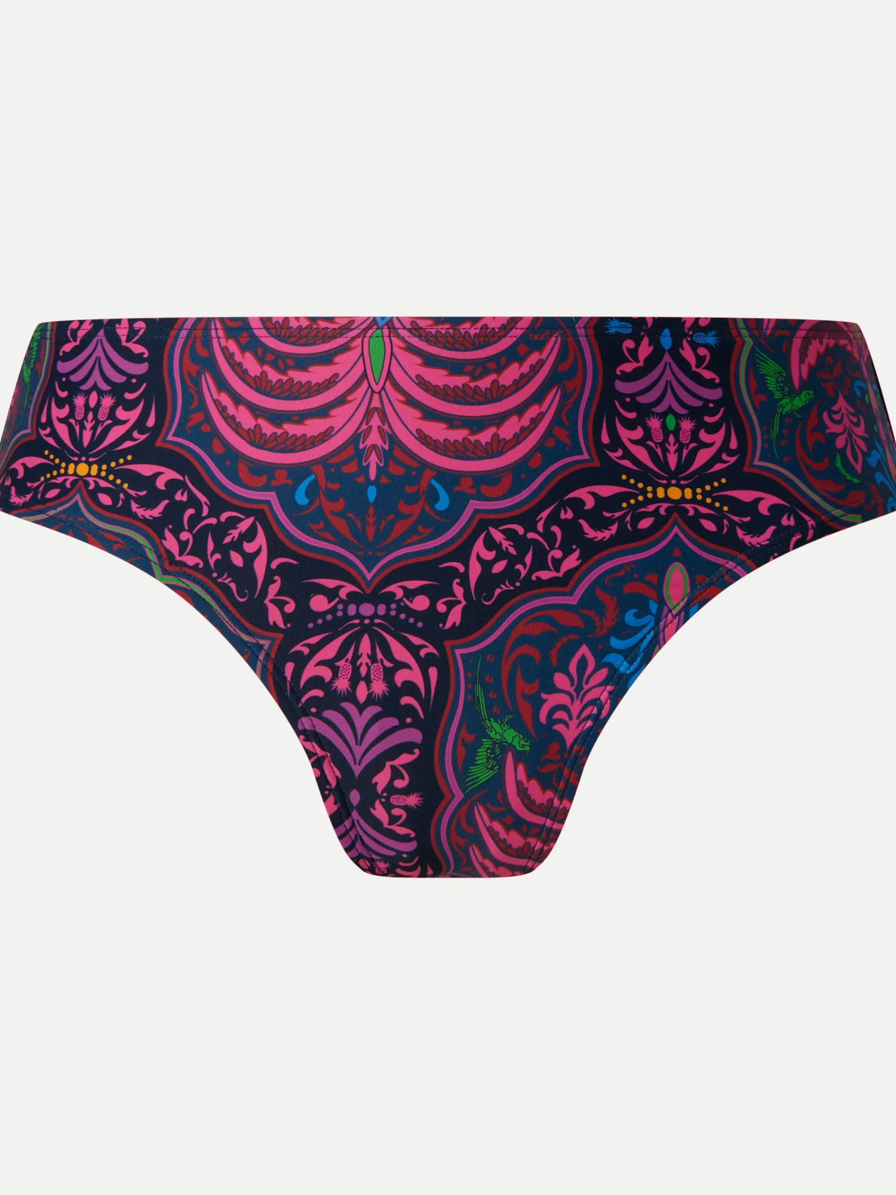 Mid Bikinibukser - Pink Palm