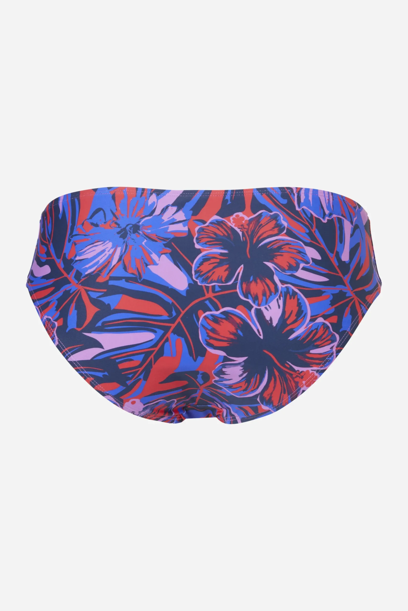 Mid Bikini-underdel - Orange hibiscus