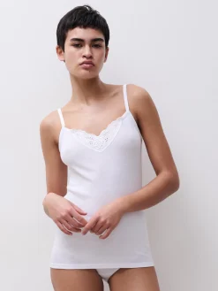 Midi trusse - 100% bomuld - White