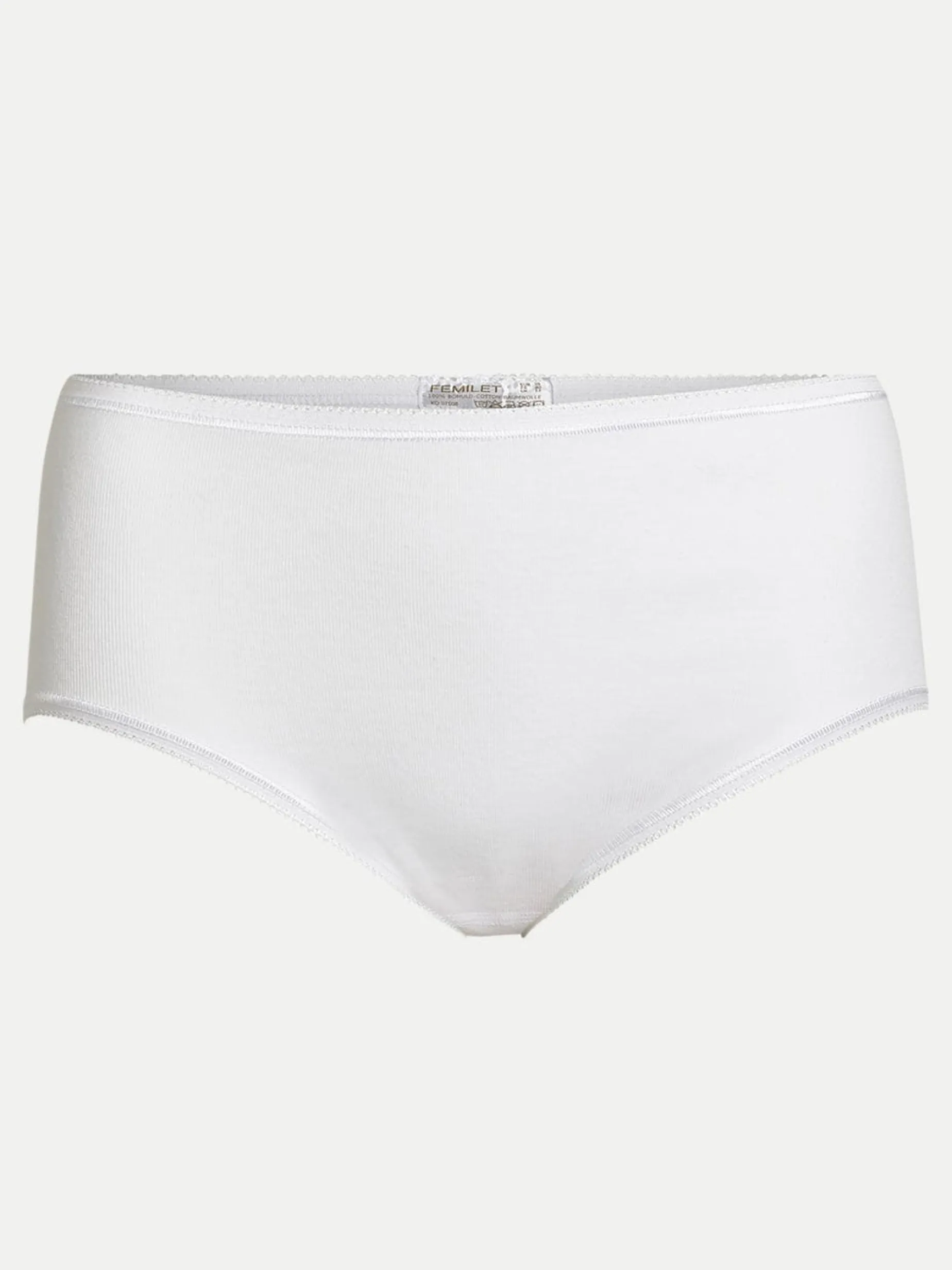 Midi trusse - 100% bomuld - White