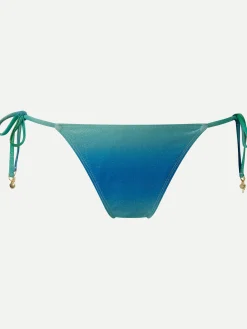 Midterste bikinibukser - Green blue gradient