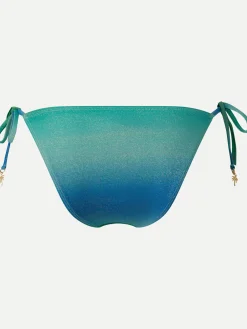 Midterste bikinibukser - Green blue gradient
