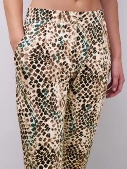 Natbukser - Reptile Print
