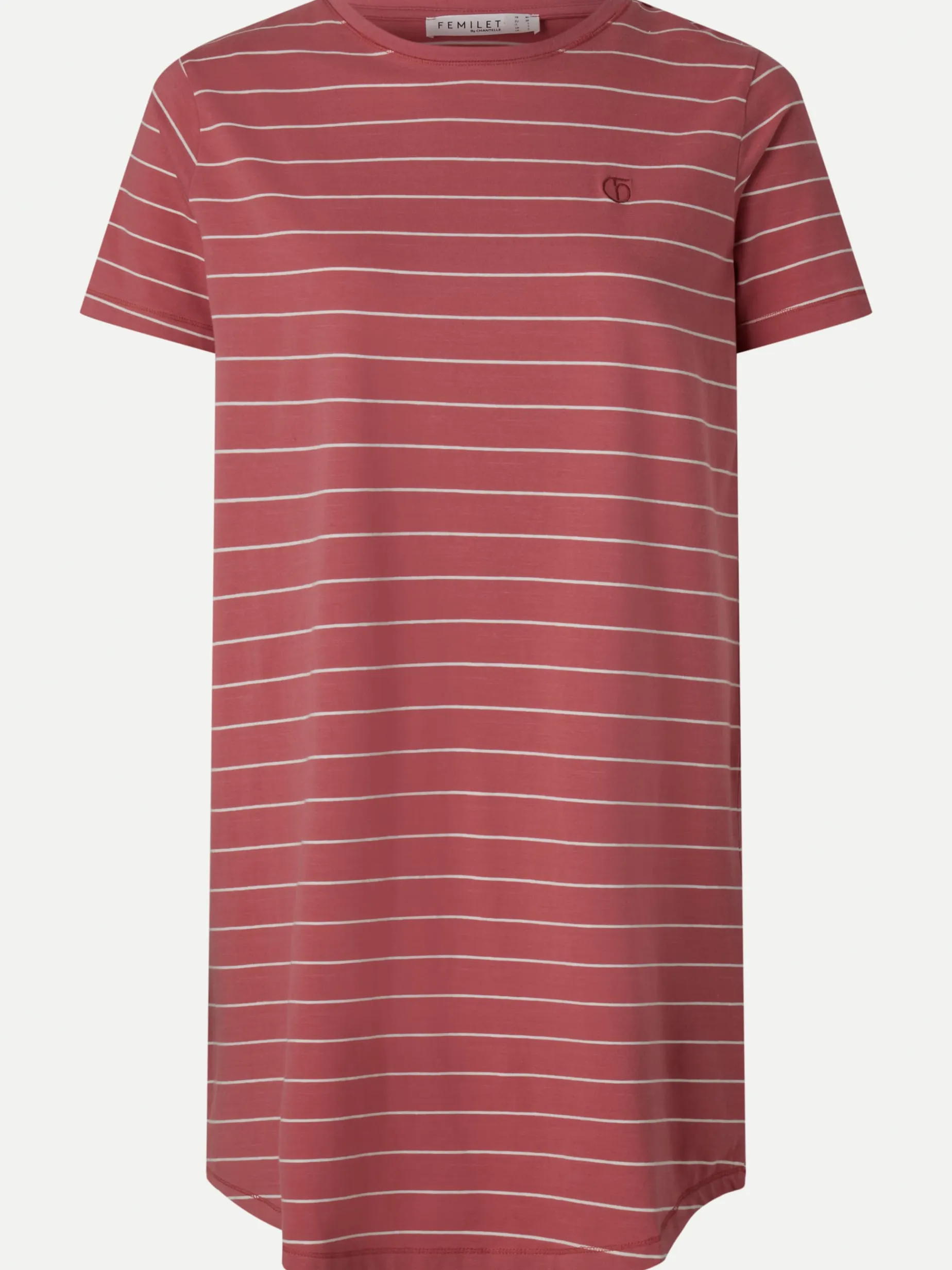 Natkjole - Mauvewood stripe