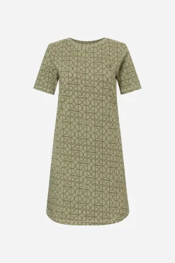 Natkjole med korte ærmer - Green Curves