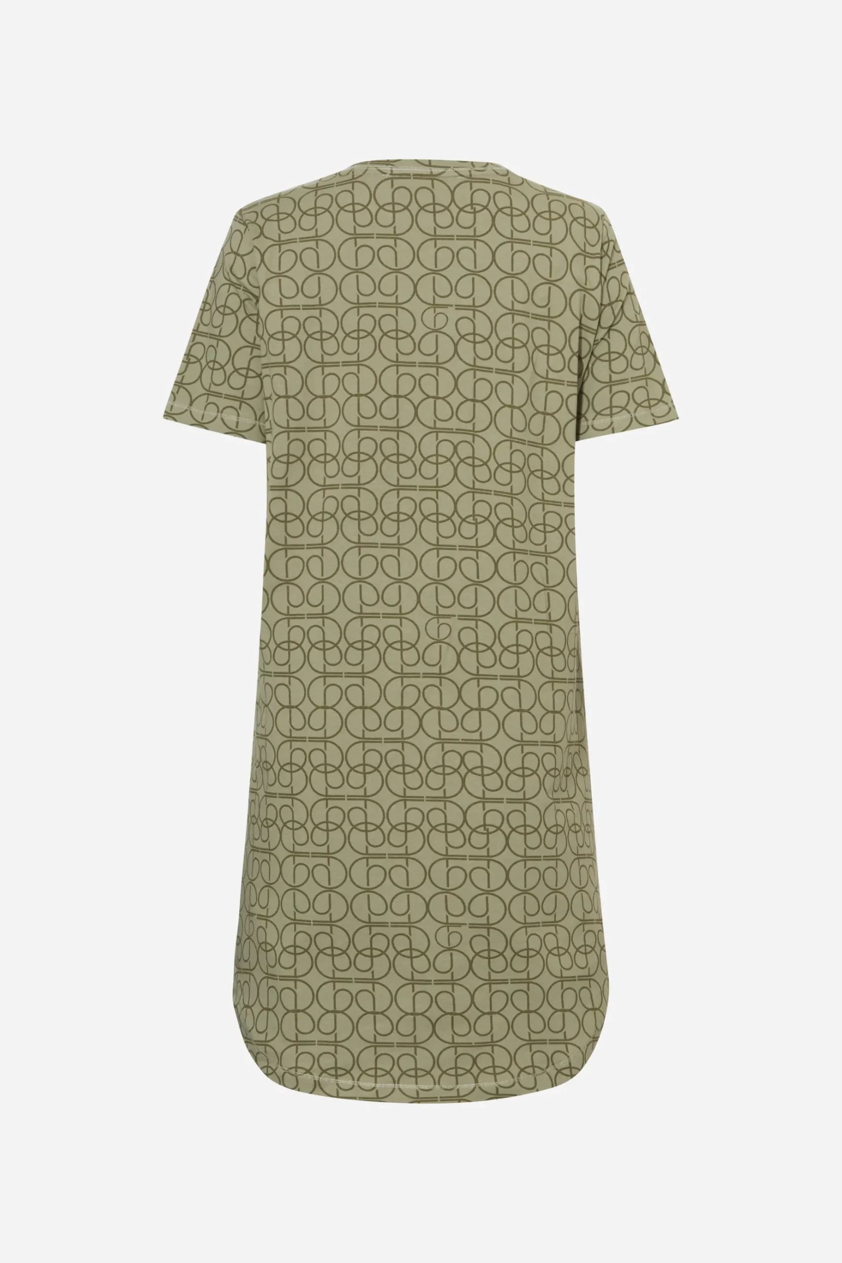 Natkjole med korte ærmer - Green Curves