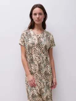Natkjole - Reptile Print