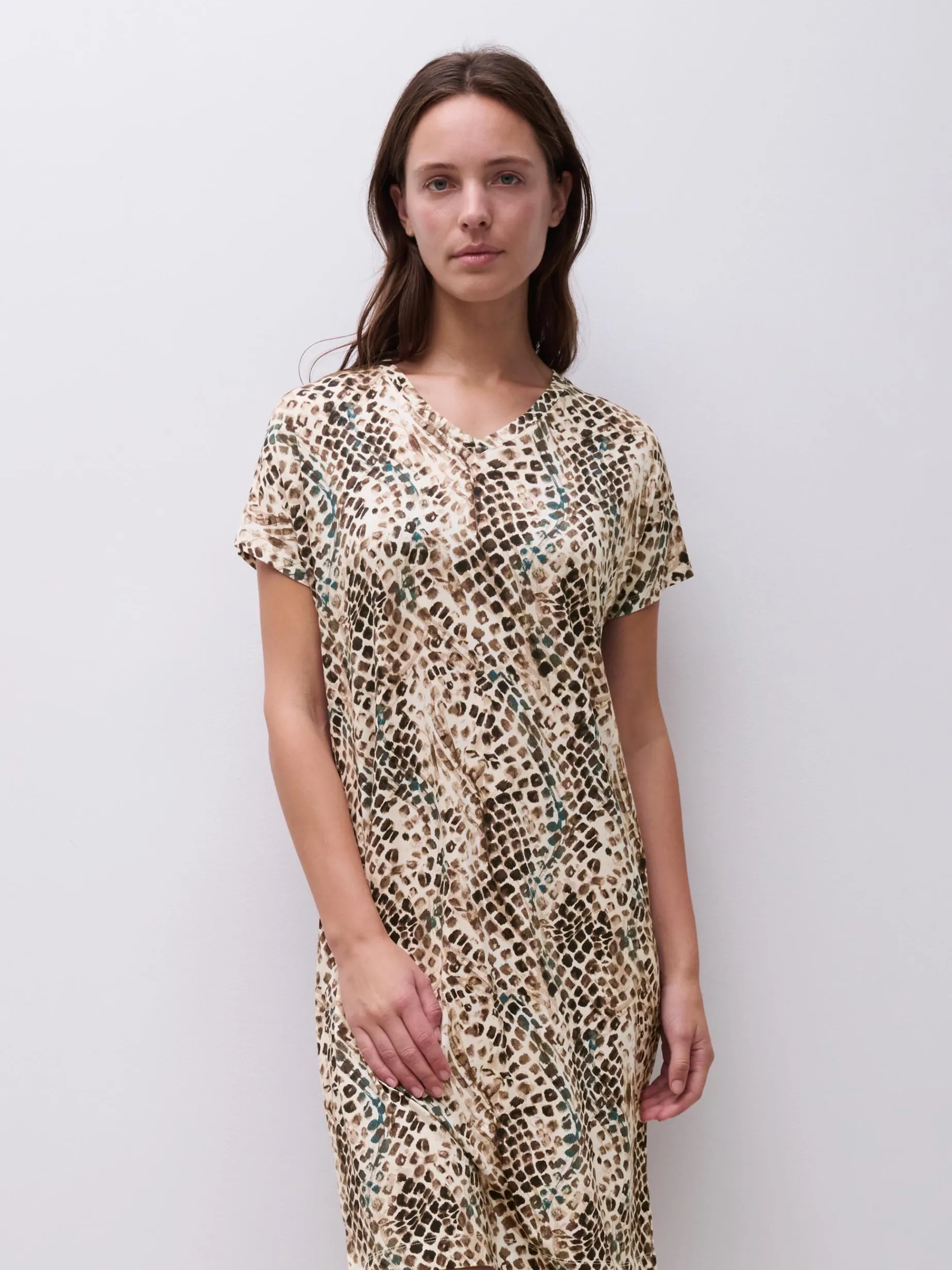 Natkjole - Reptile Print