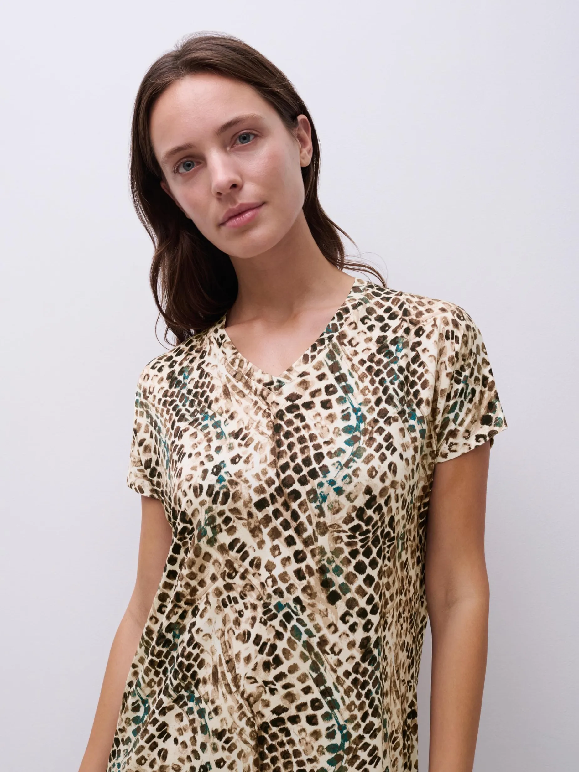 Natkjole - Reptile Print