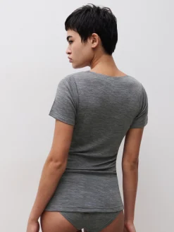 Pants - 100% merinould - Heather grey
