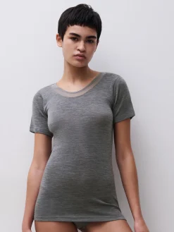 Pants - 100% merinould - Heather grey