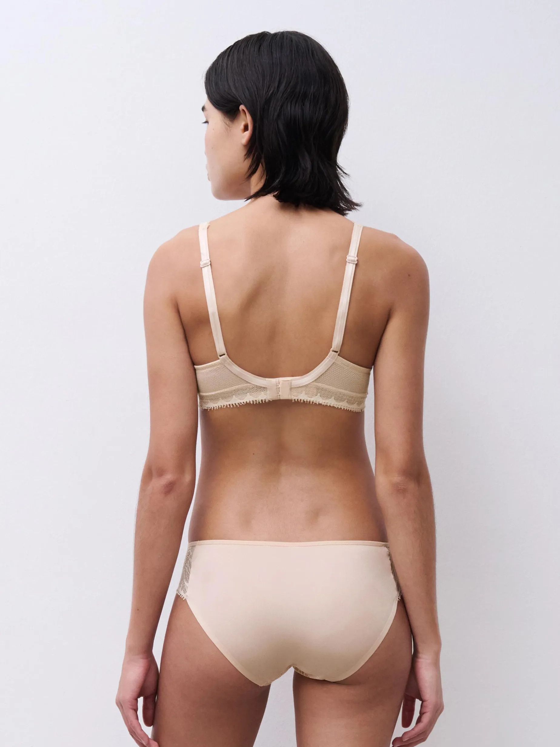 Plunge t-shirt BH - Golden Beige