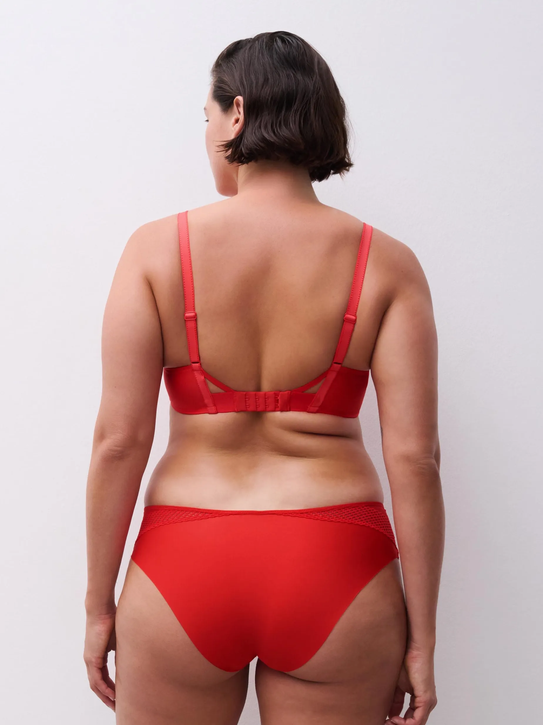 Plunge t-shirt BH - Red