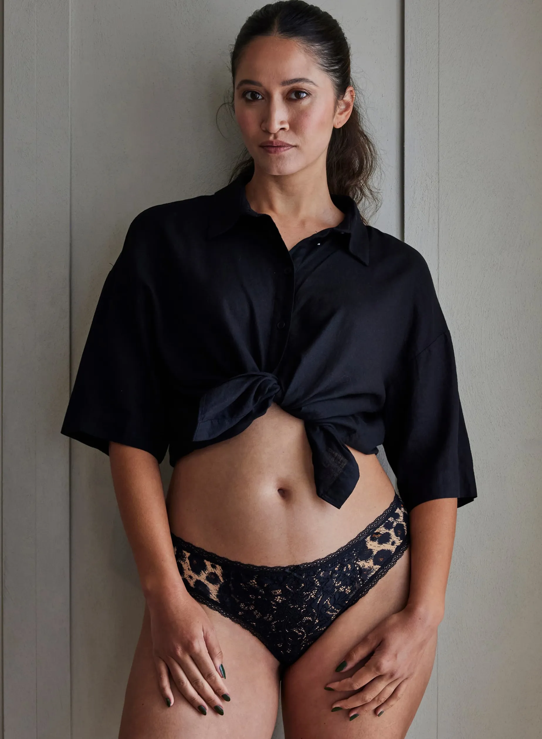 Sasja String - Nude Leo