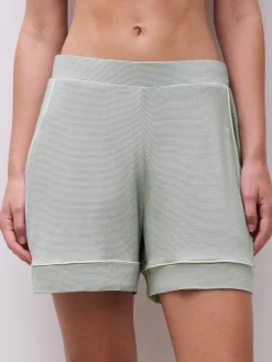 Shorts - Oil blue / Egret