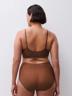 SOFTSTRETCH - Højtaljet Trusse - Wild Brown