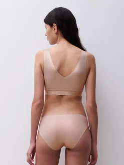 Softstretch V-neck Top - Golden Glow