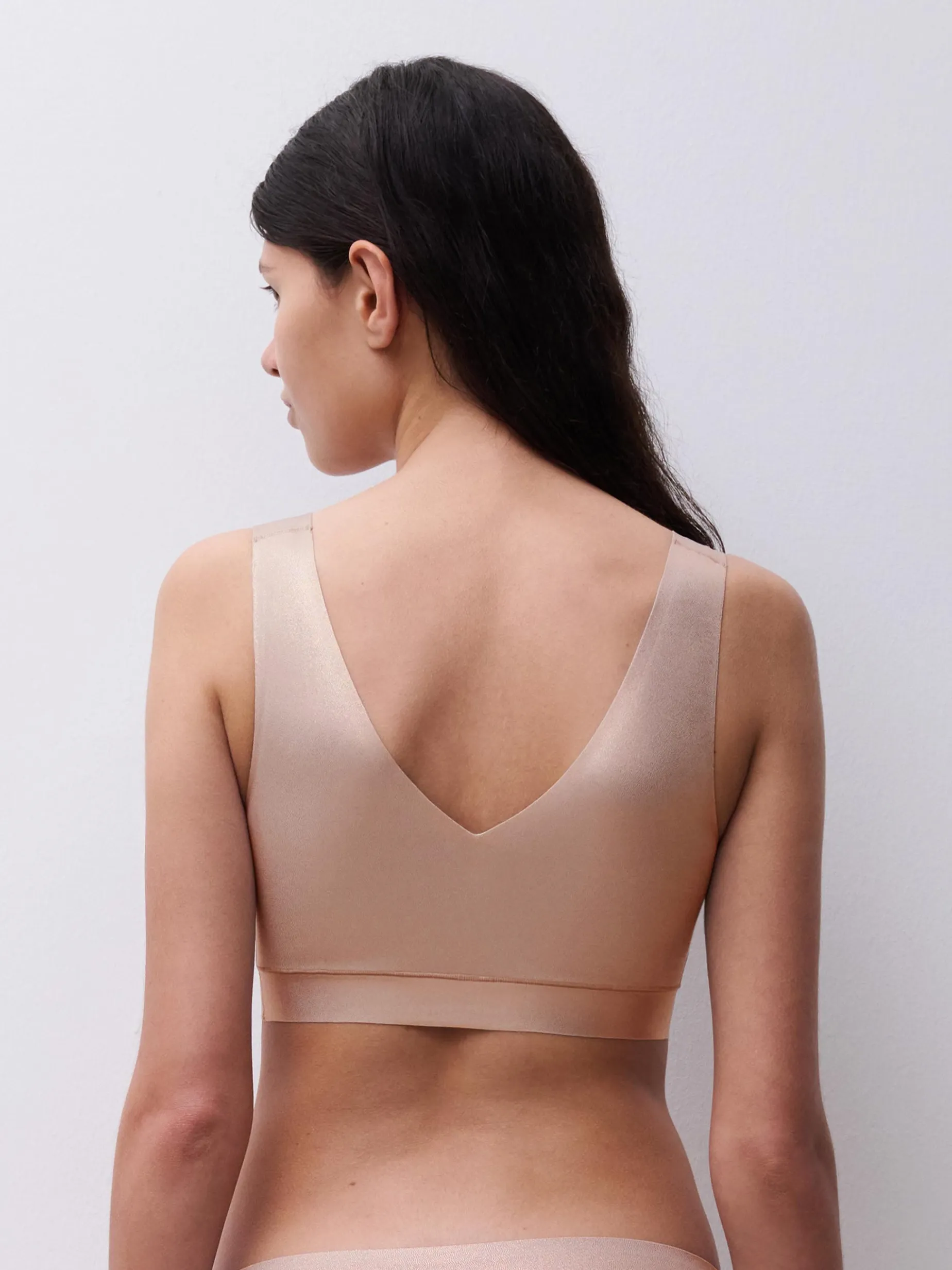 Softstretch V-neck Top - Golden Glow