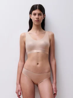 Softstretch V-neck Top - Golden Glow