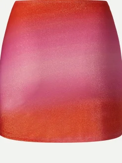 Strandnederdel - Red pink gradient