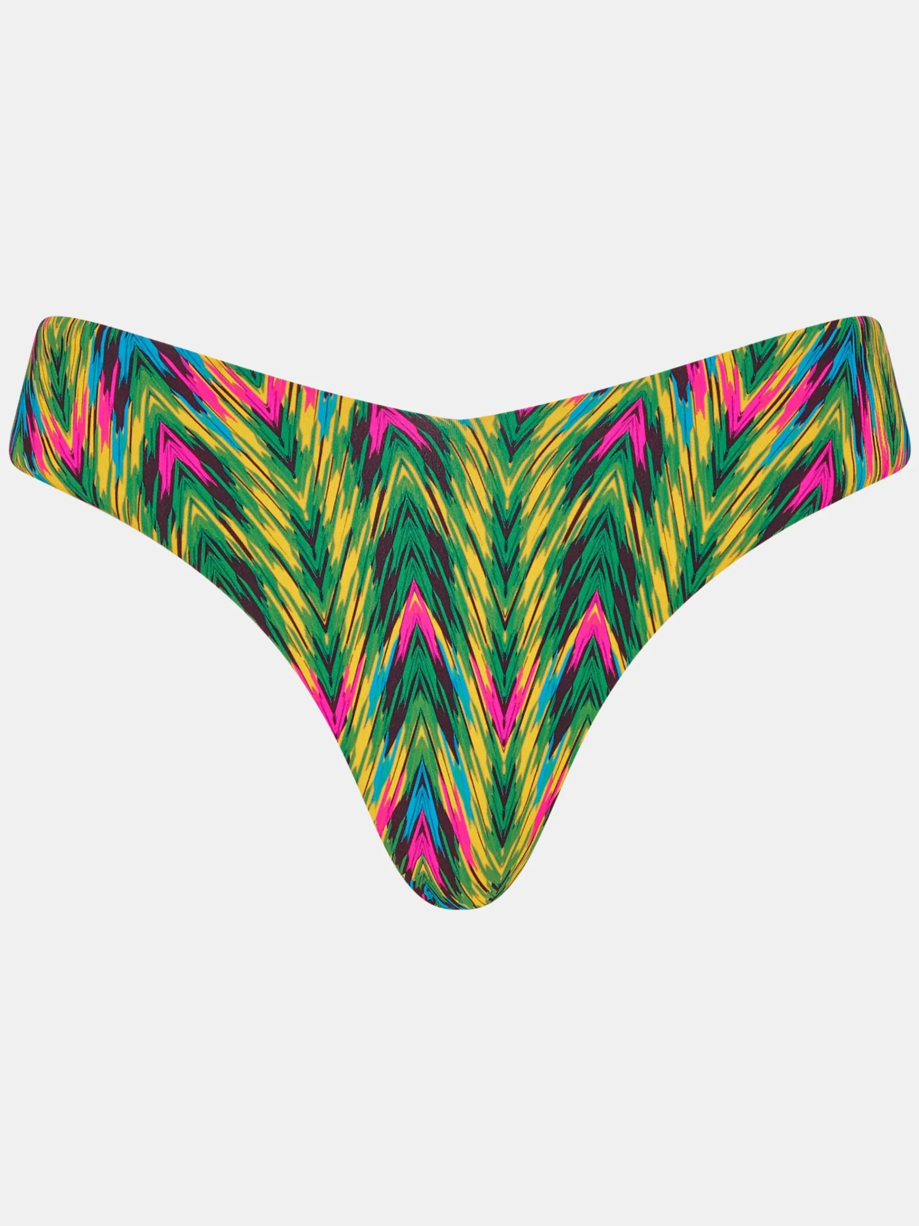 Tanga bikinitrusse - Green Rythm