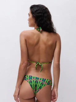 Tanga bikinitrusse - Green Rythm