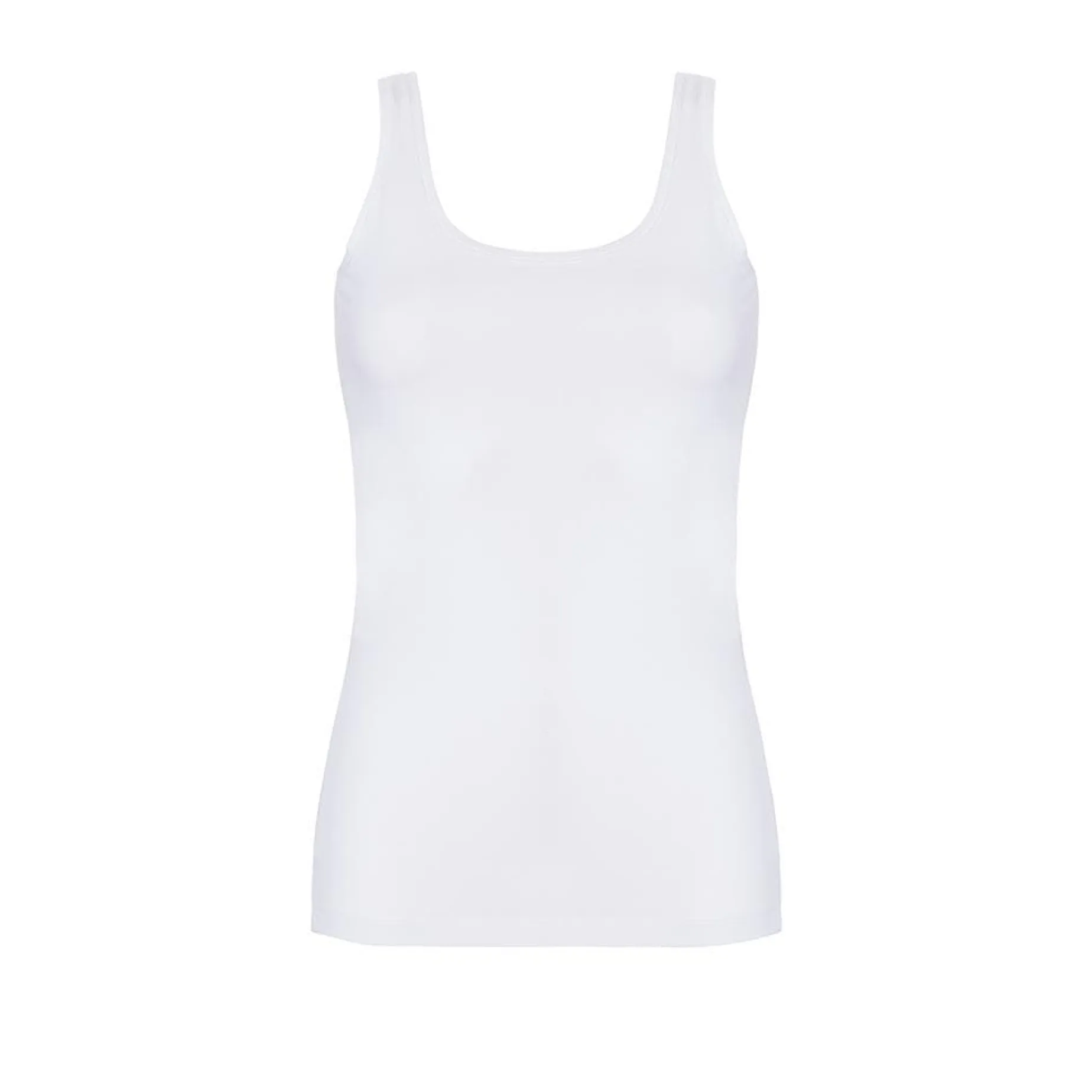 Tank top - bomuld - White