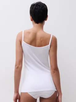 Top - 100% bomuld - White
