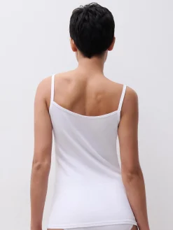 Top - 100% bomuld - White