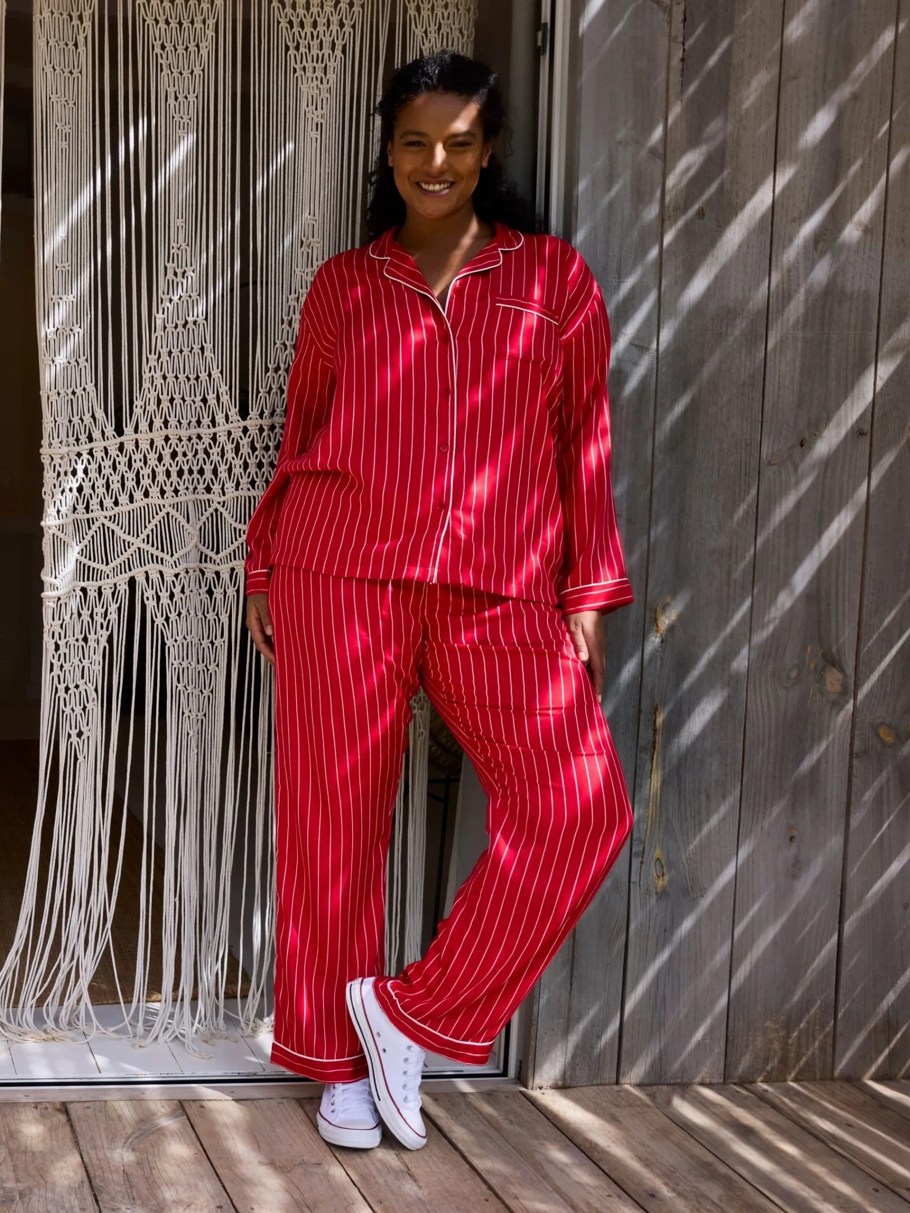 Top - Grey Stripes