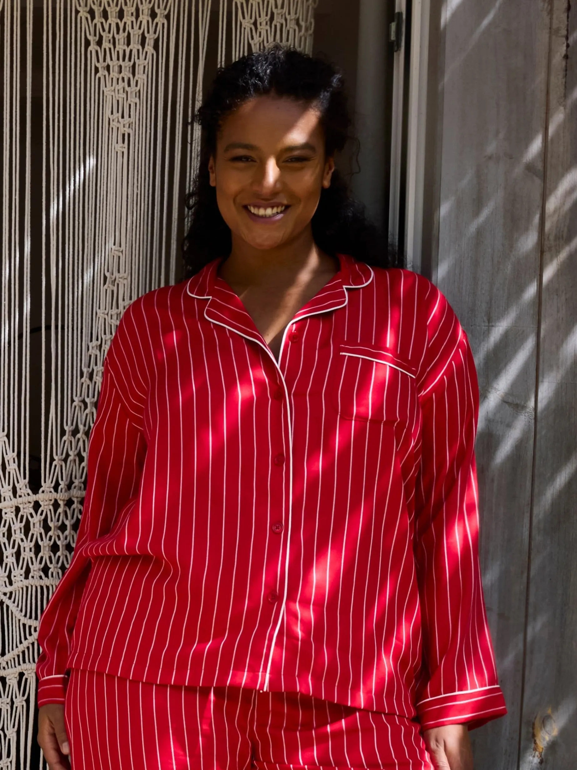 Top - Grey Stripes