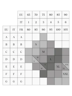 Top med V-hals - Sort