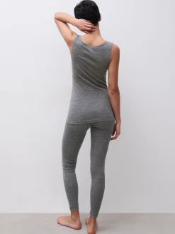 Top -100% merinould - Heather grey