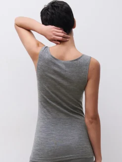 Top -100% merinould - Heather grey