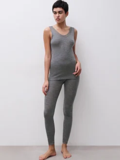 Top -100% merinould - Heather grey