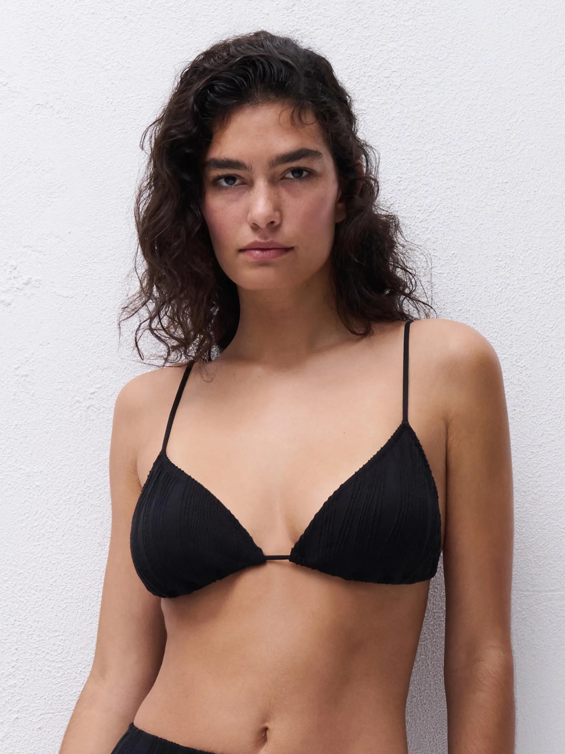 Triangel-bikini-bh - Sort