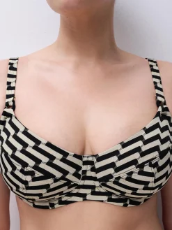 Uforede bikinitoppe - Golden black