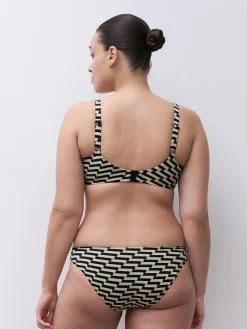 Uforede bikinitoppe - Golden black