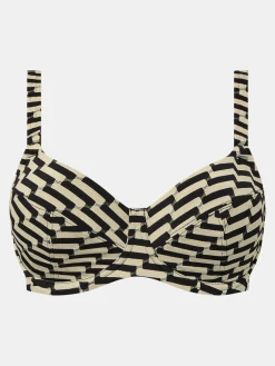 Uforede bikinitoppe - Golden black