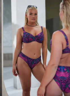 Vanessa Bikini-top med bøjle - Pink Palm