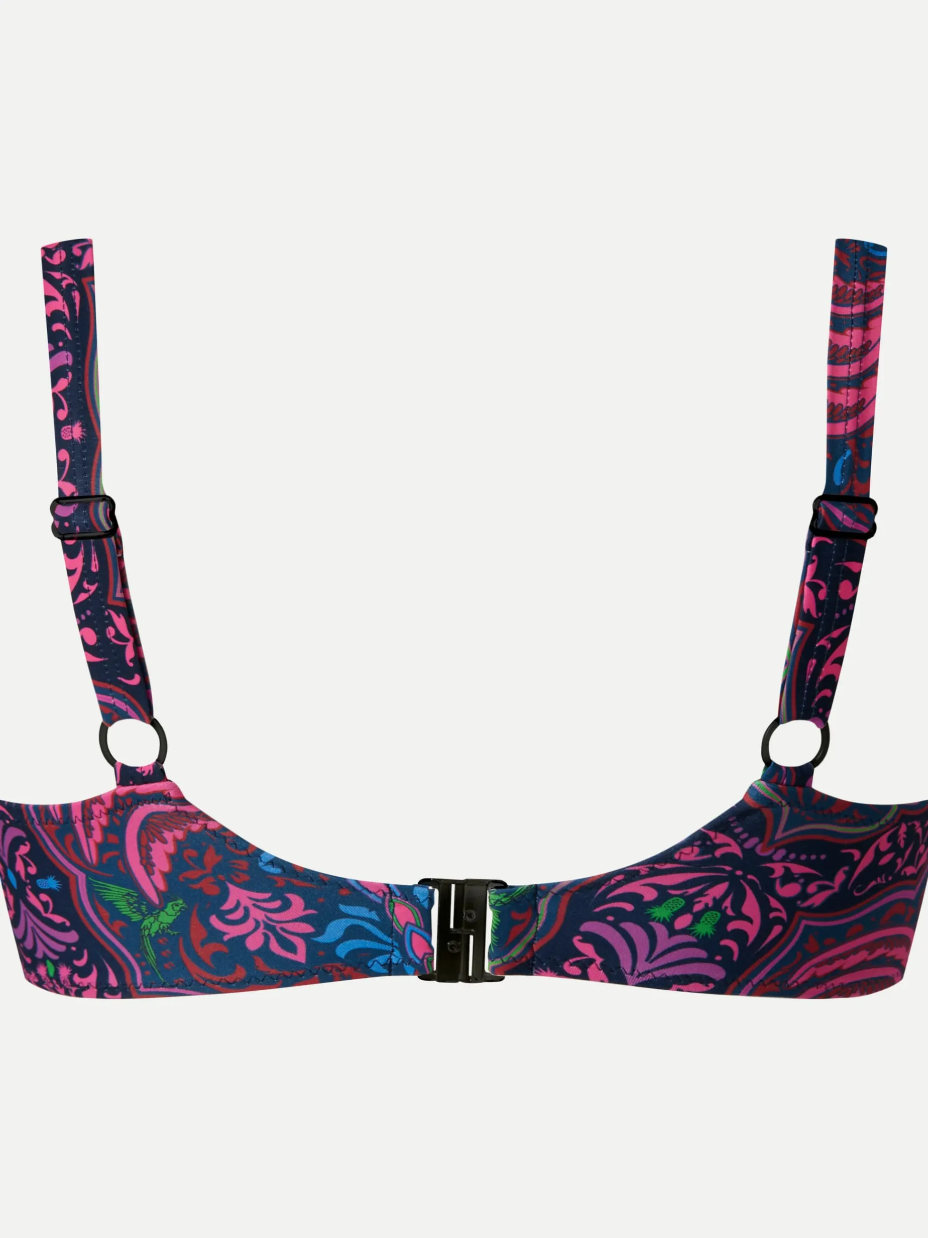 Vanessa Bikini-top med bøjle - Pink Palm