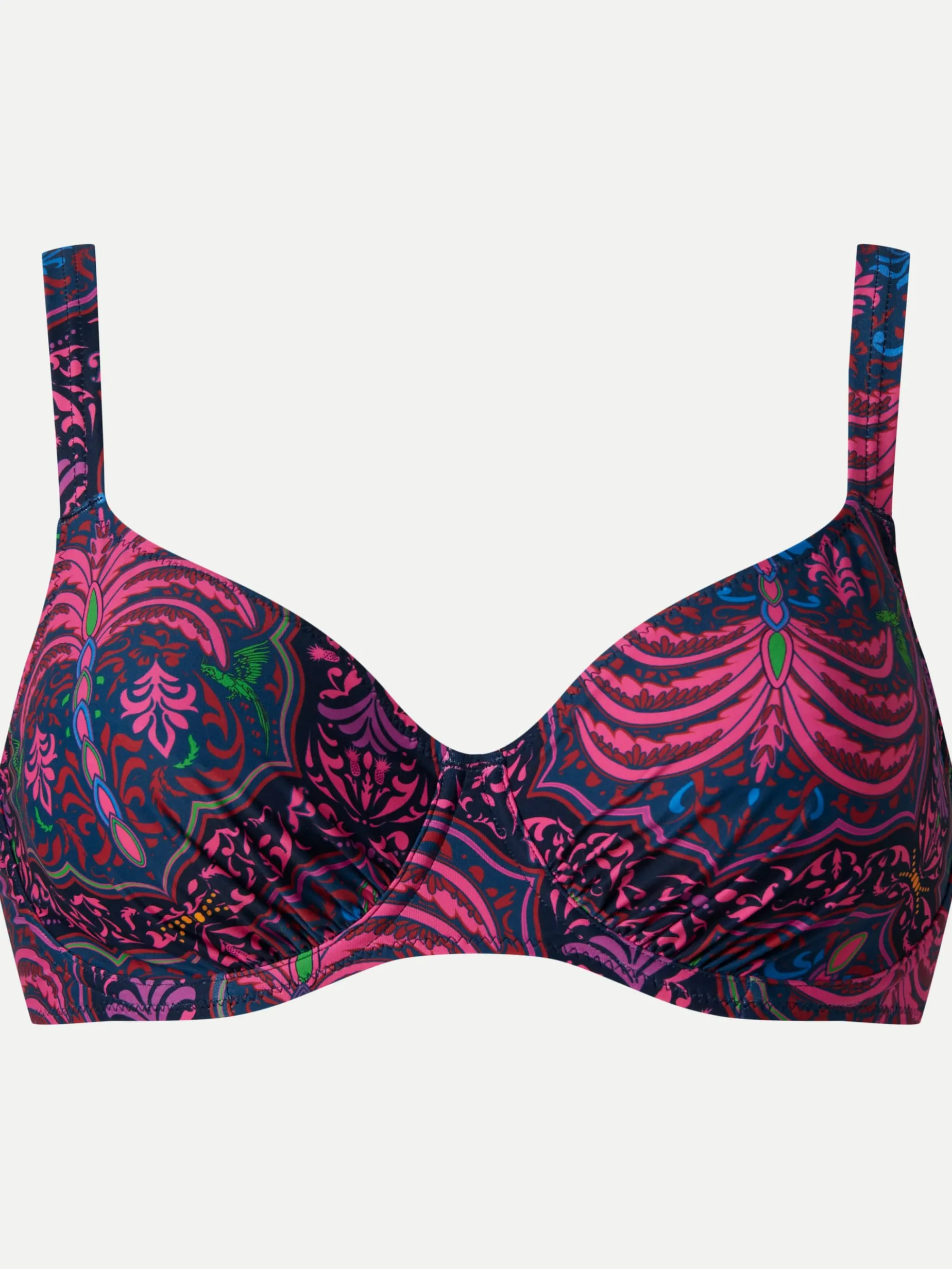 Vanessa Bikini-top med bøjle - Pink Palm