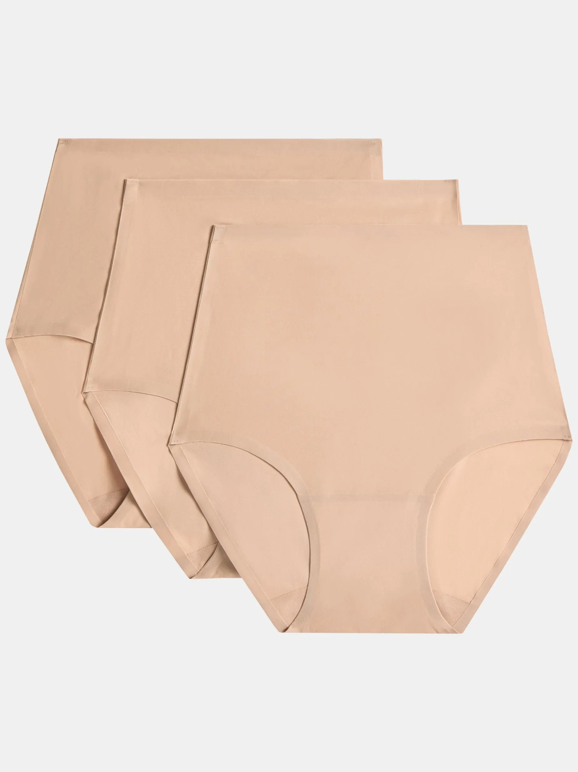 3x Taljeunderbukser - one size - Nude